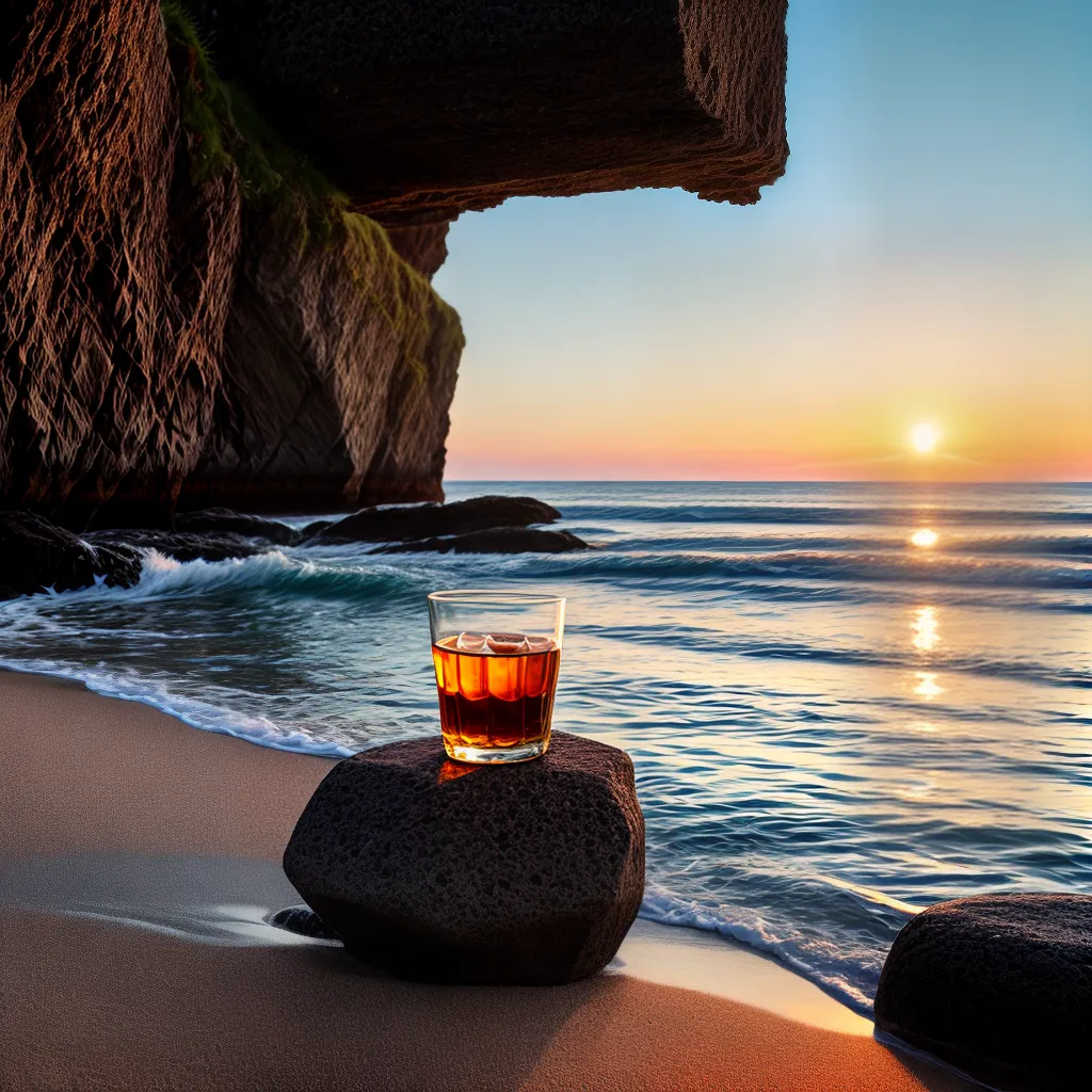 Fotos praia por do sol whiskey madeira
