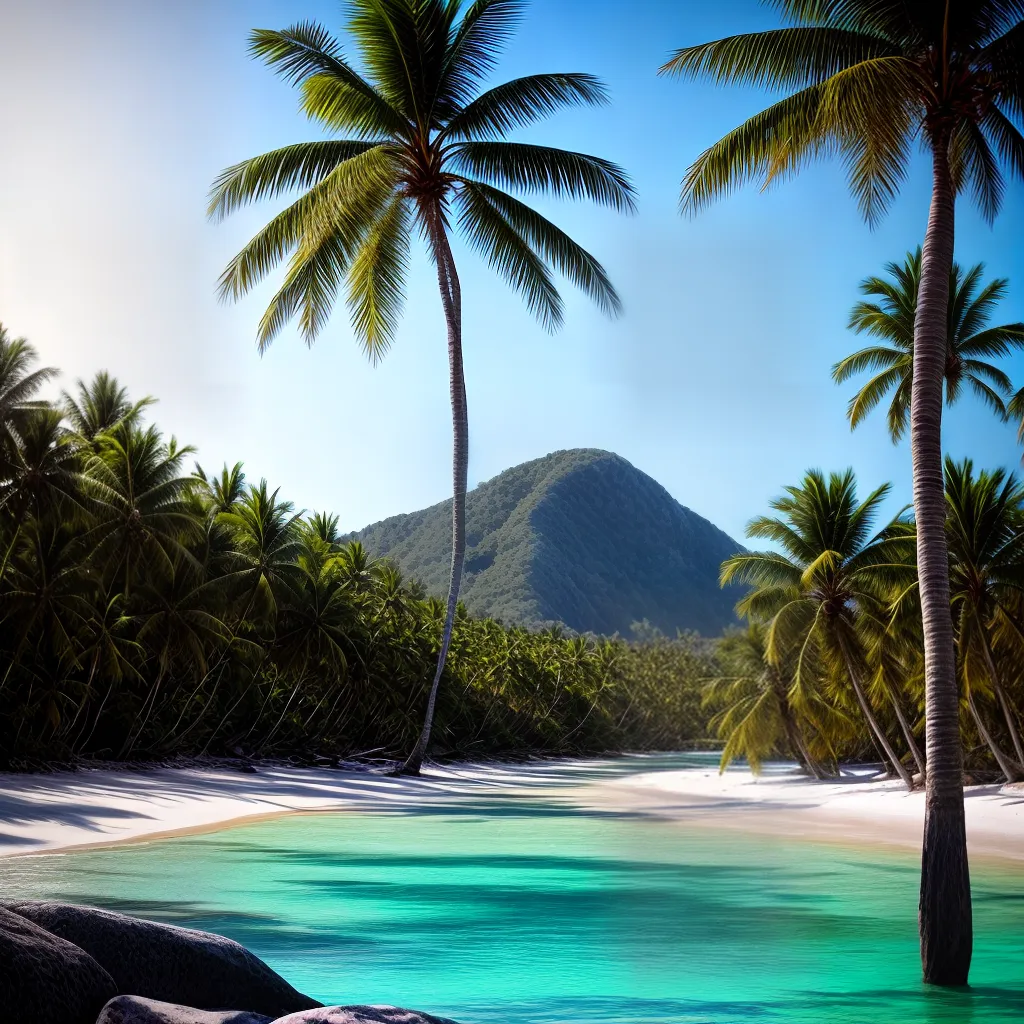Significado de Sonhar com Praias Secretas: Lealdade e Felicidade 5 Fotos praia secreta agua clara palmeira