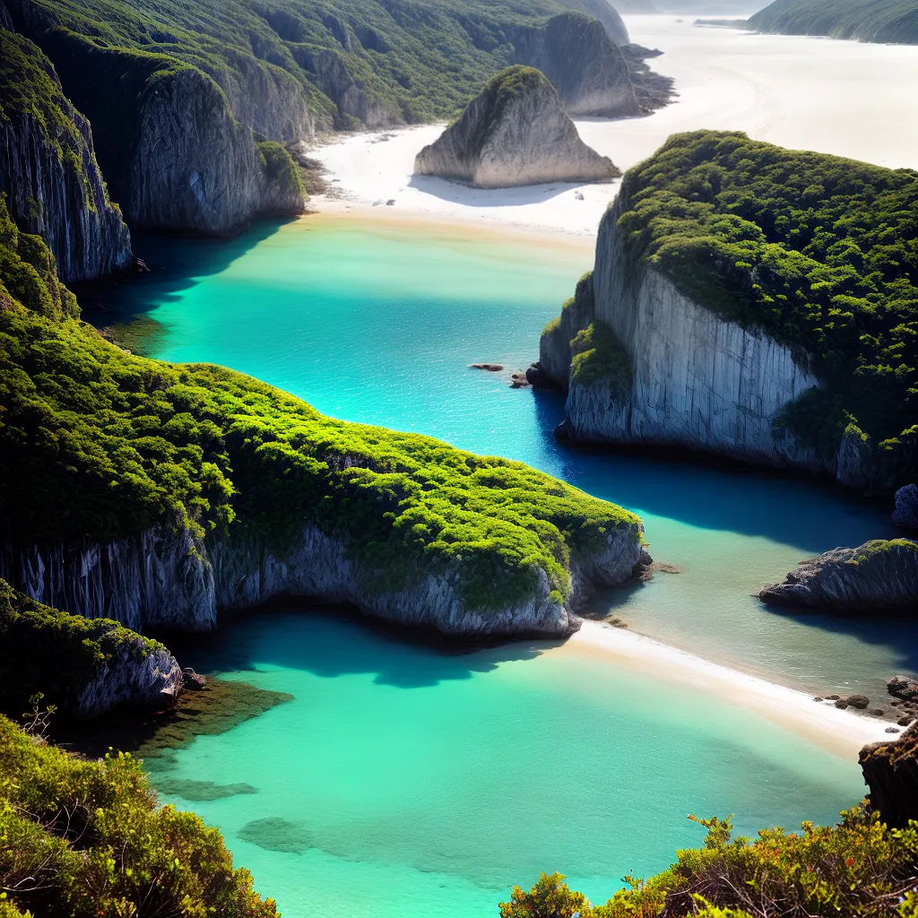 Fotos praia secreta agua cristalina areia branca 1
