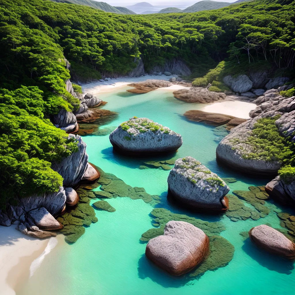 Descubra o Significado de Sonhar com a Beleza Embrenhada das Praias Secretas 3 Fotos praia secreta agua cristalina sonhos 2