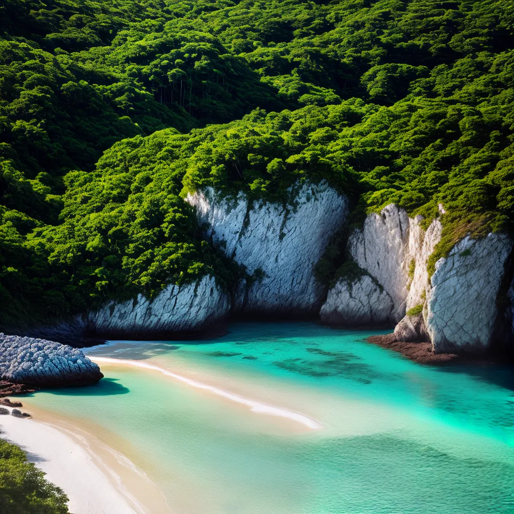 Descubra o Significado de Sonhar com Praias Secretas 5 Fotos praia secreta agua turquesa areia branca