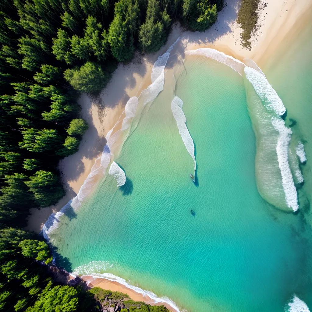 Fotos praia serena agua cristalina palmeiras solidao sonhos
