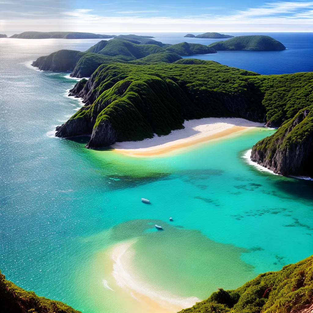Desvendando os Sonhos: Significados de Sonhar com Praias Secretas 3 Fotos praia serena aguas cristalinas 1