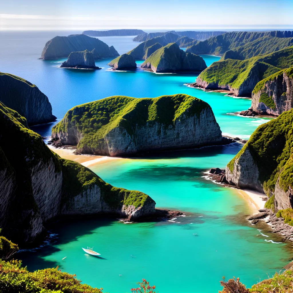 Sonhar com Praias Secretas: Significado e Interpretação. 2 Fotos praia serena turquesa cliff solidao