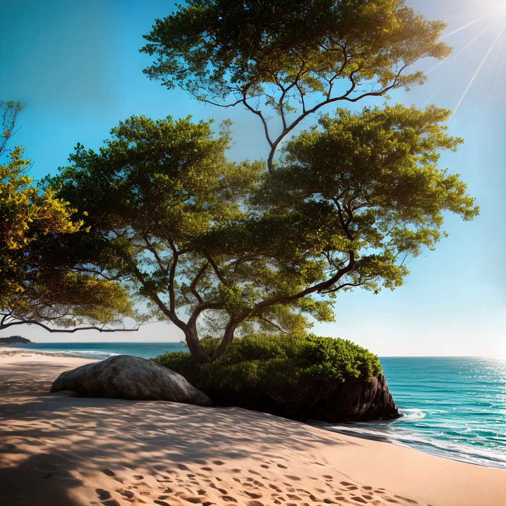 Compreendendo o Significado de Sonhar com Mar e Praia 2 Fotos praia serenidade azul dourado
