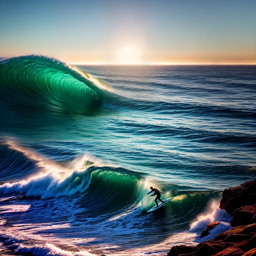 Descubra o Significado dos Sonhos com o Mar e Esportes Aquáticos 3 Fotos praia serenidade surf sonhos aventura