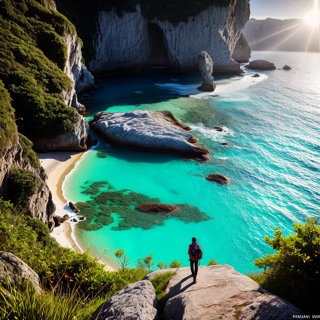 Descubra o Significado de Sonhar com Praias Secretas e Contraluz 3 Fotos praia solitaria por do sol aventura 3