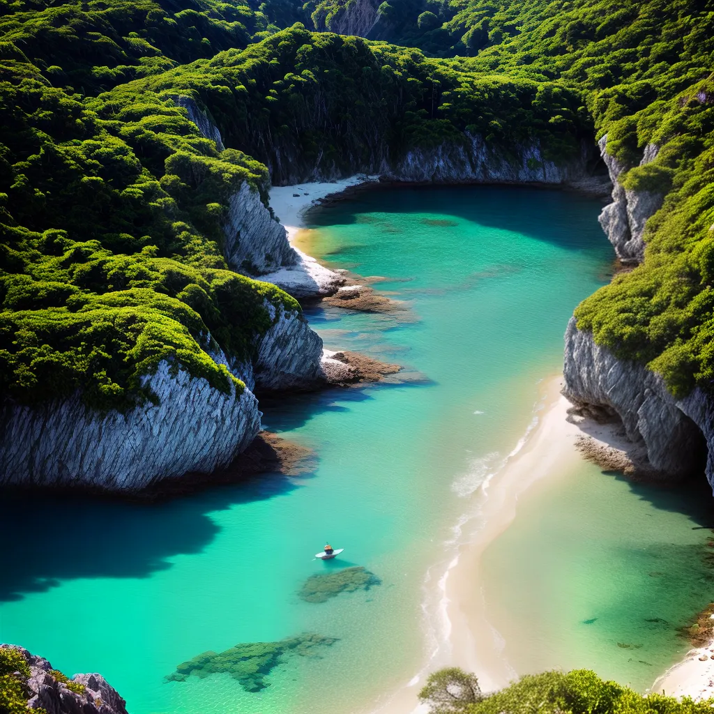 Sonhar com Praias Secretas: O que Significa? 2 Fotos praia solitario agua branca serenidade