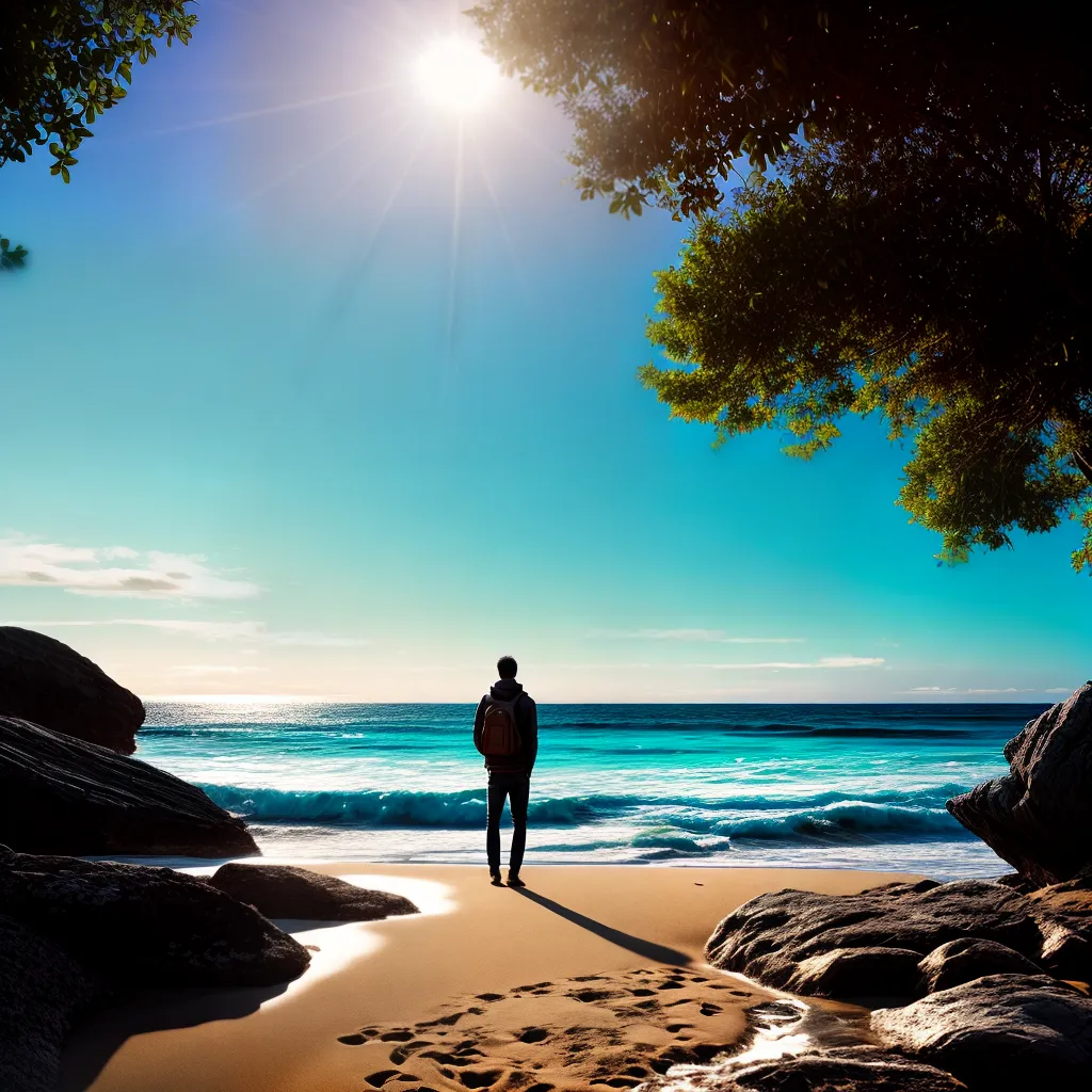 Sonhos com Praias Secretas: O que Significam? 3 Fotos praia solitario sonhador paz aventura