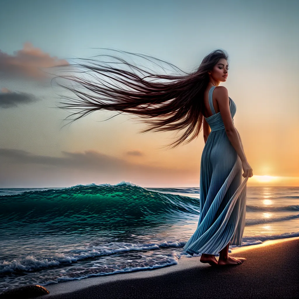 Cabelo Ondulado: Decifre o Significado de Sonhar com Ondas 5 Fotos praia sonho mulher ondas