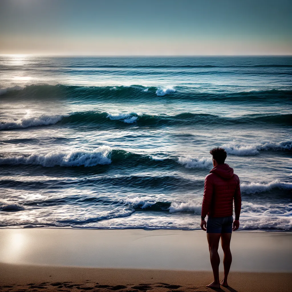 Fotos praia sonho ondas pensativo