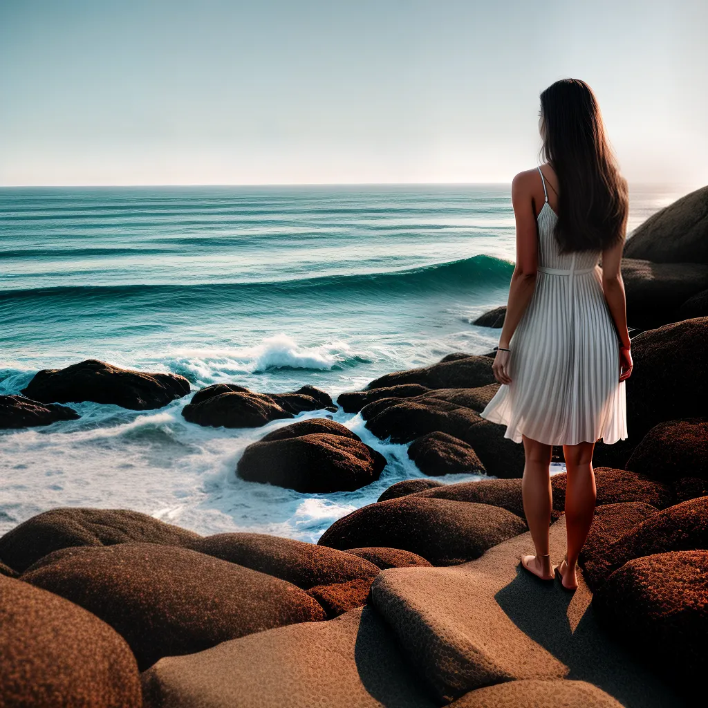 Mergulhando no Significado de Sonhar com Praia 2 Fotos praia sonho pensativo ondas paz