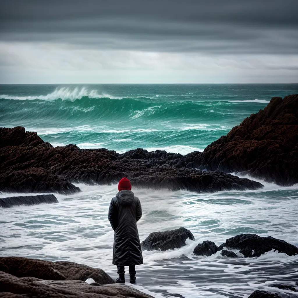 Mistérios Aquáticos: Descubra o que Significa Sonhar com Ondas e Correntezas 2 Fotos praia tempestade ondas incerteza 1