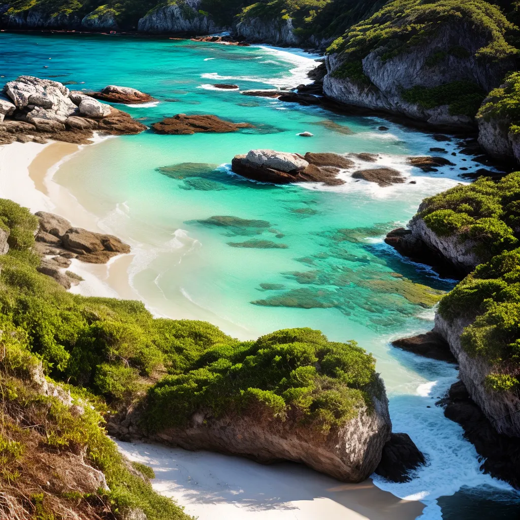Descubra o Significado de Sonhar com Tesouros Escondidos em Praias Secretas 4 Fotos praia tesouro cristal agua ouro