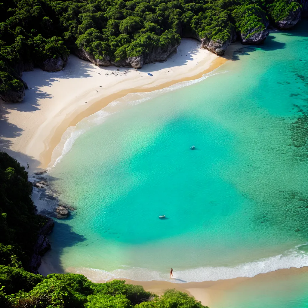 Descubra o Significado de Sonhar com Praias Secretas 3 Fotos praia turquesa branca vegetacao solidao