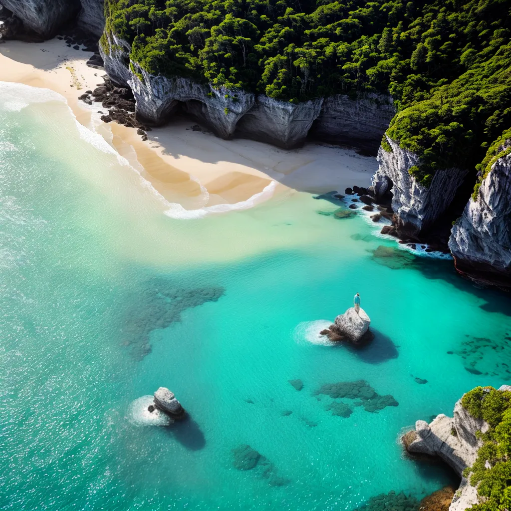 Explorando o inconsciente: Significado dos sonhos de Praias Secretas 3 Fotos praia turquesa solidao natureza 1