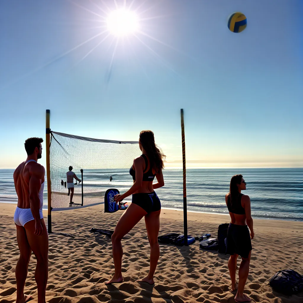 Fotos praia volei castidade sonho