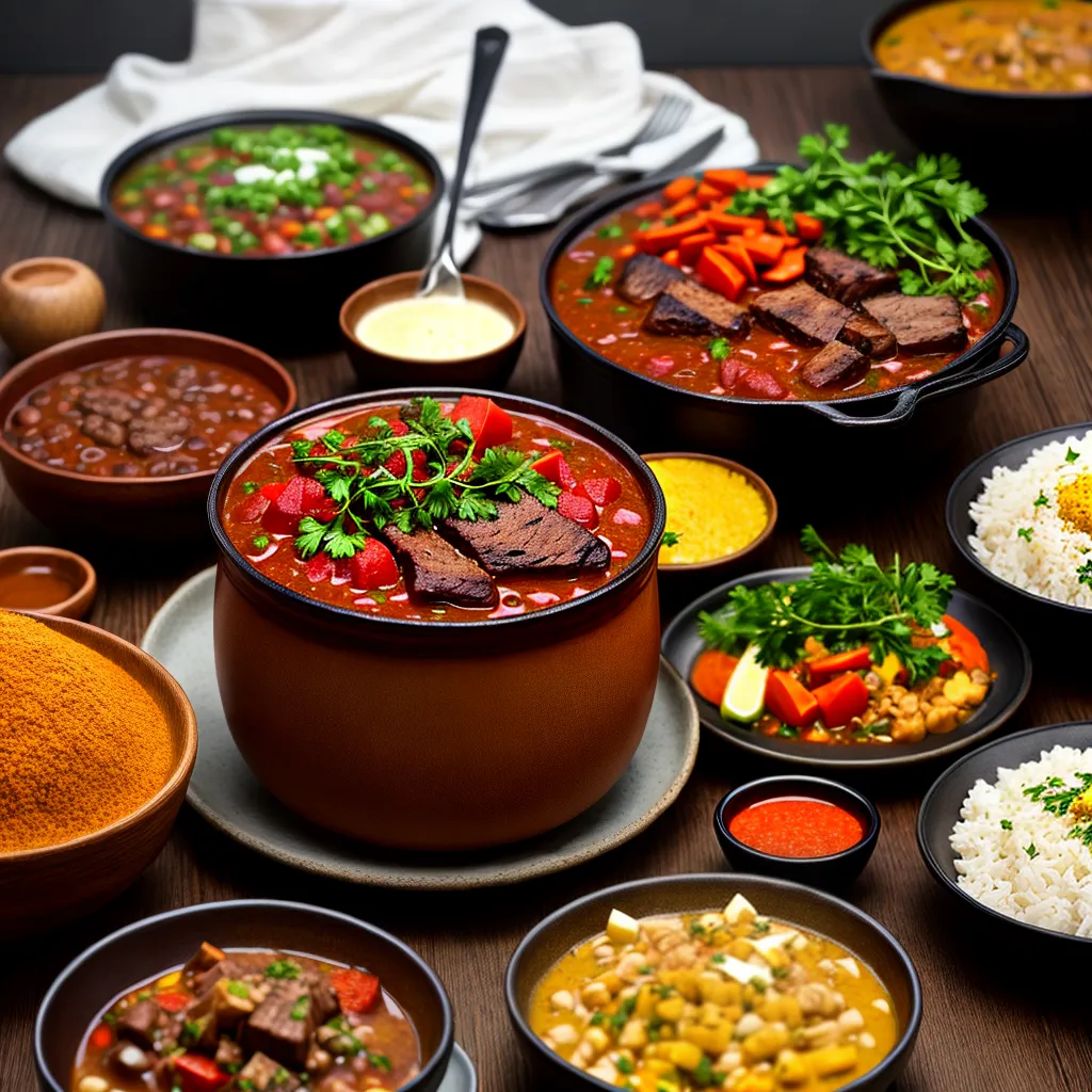 Os Significados por Trás dos Sonhos com Gastronomia Regional 6 Fotos prato colorido regional brasil gastronomia