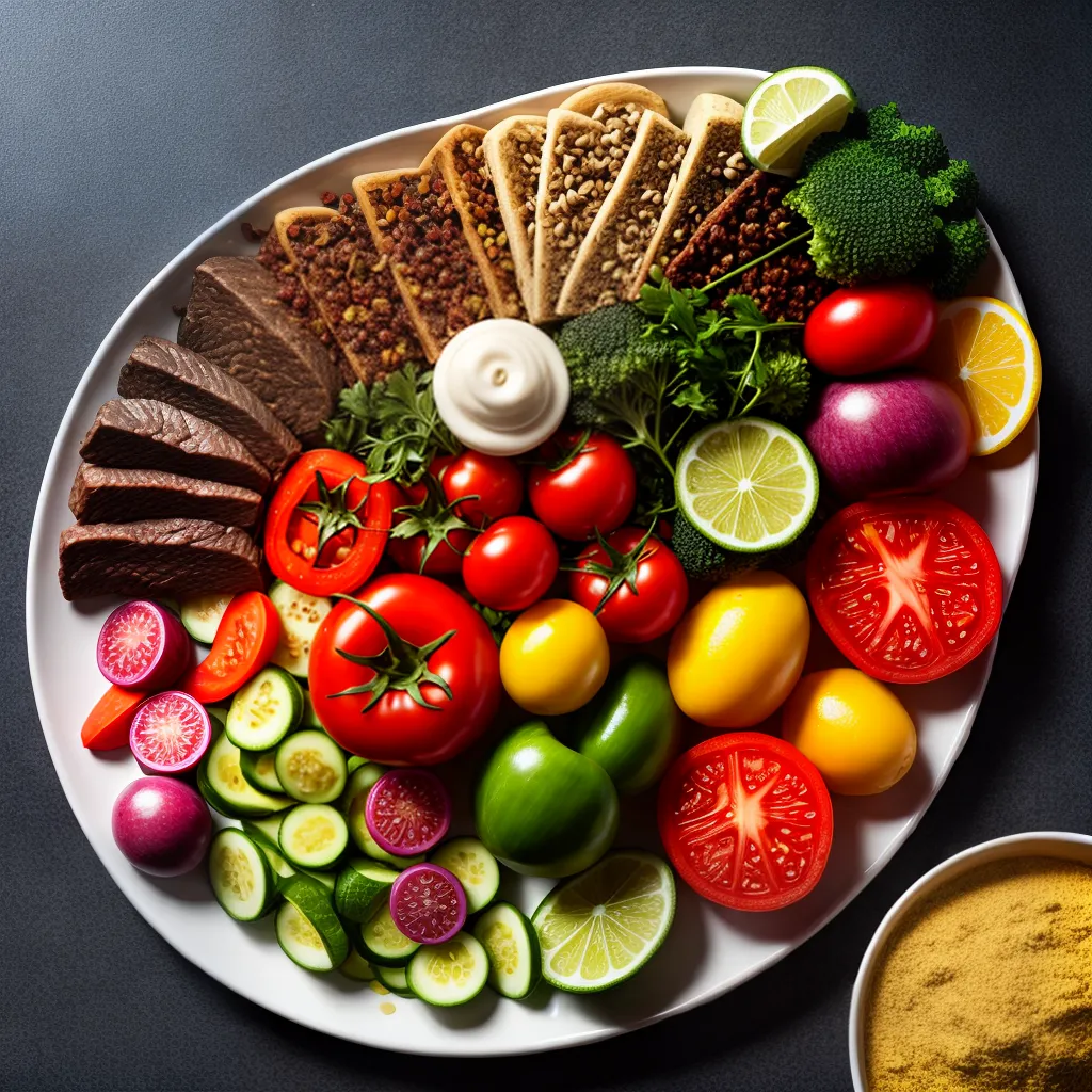 Descubra o Significado de Sonhar com Comida. 5 Fotos prato colorido variedade alimentos sonho