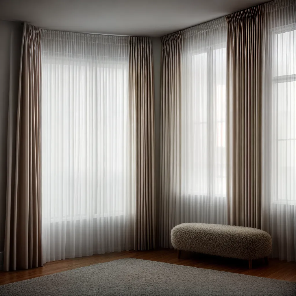 Descubra o significado de sonhar com cortinas. 3 Fotos privacidade cortina controle segredo