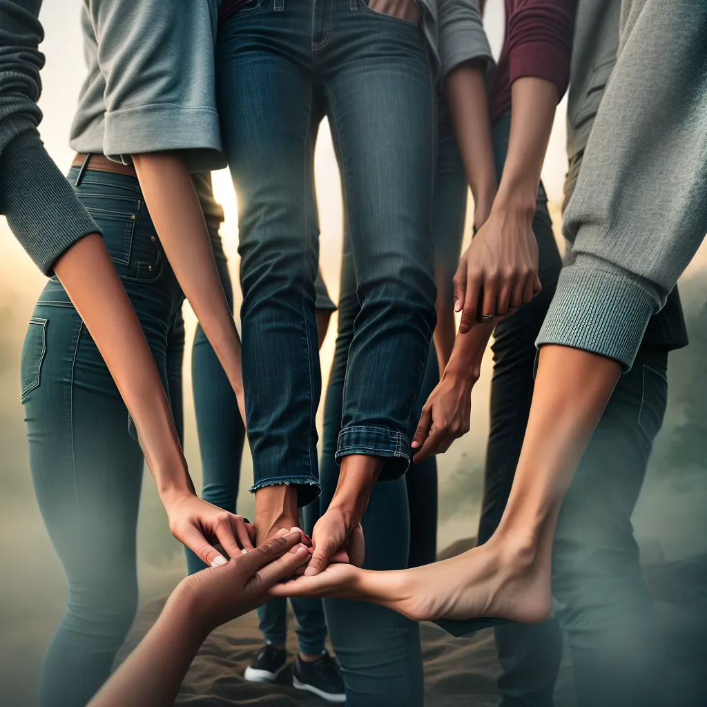 Quarteto de Sonhos: Descubra o Significado de Sonhar com um Grupo de Quatro 6 Fotos quarteto harmonia maos fechadas