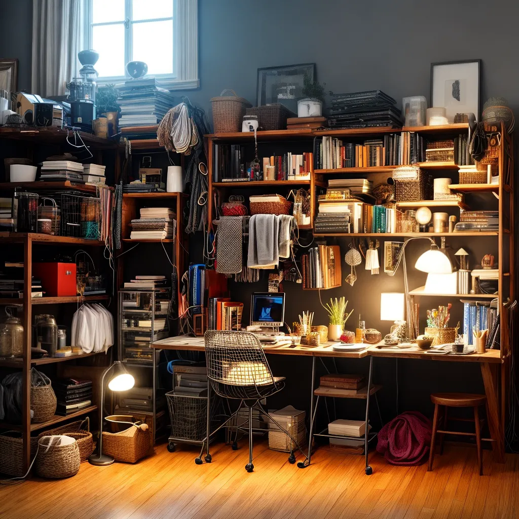 Acumulação exagerada: descubra o significado de sonhar com acumular objetos 3 Fotos quarto baguncado objetos acumulados