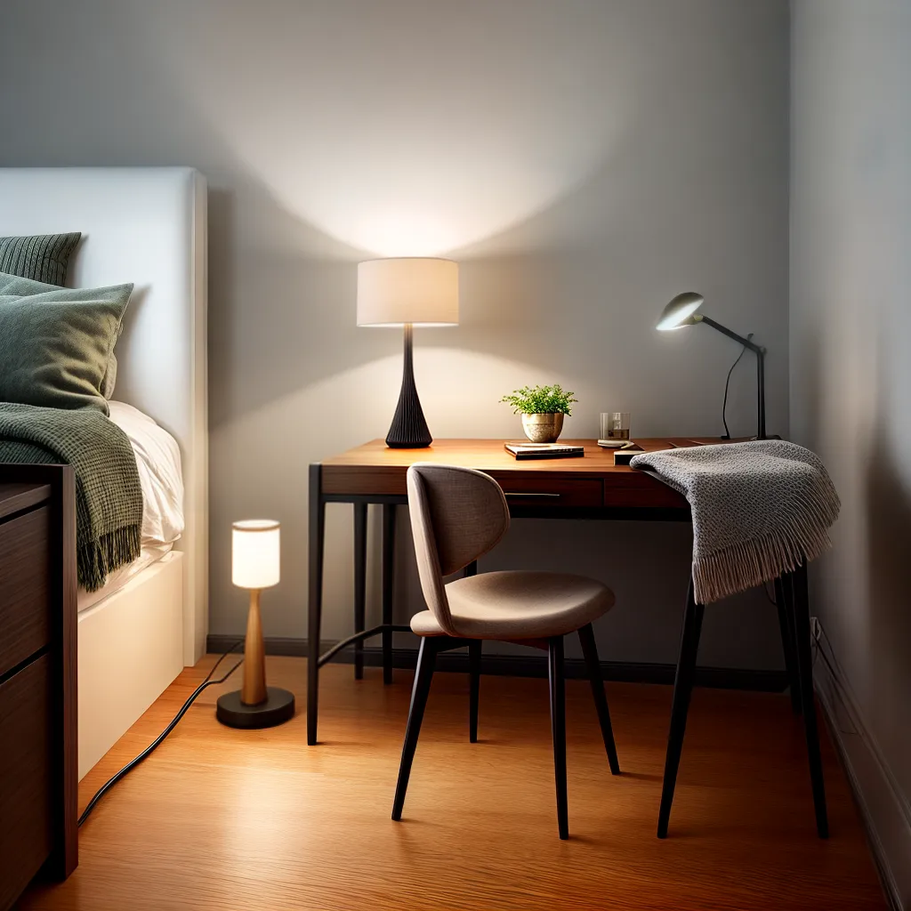 Ilumine seus Sonhos: O que significa sonhar com Luminárias de Mesa? 6 Fotos quarto lampada estilo aconchegante