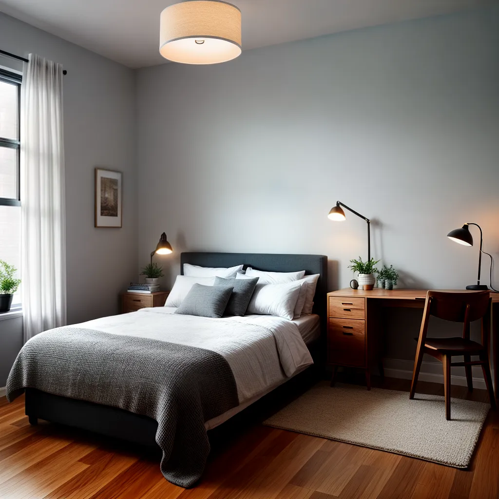 Ilumine seus Sonhos: O que significa sonhar com Luminárias de Mesa? 2 Fotos quarto lampada leitura inspiracao