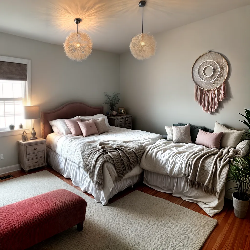 Fotos quarto luzes fada dreamcatcher