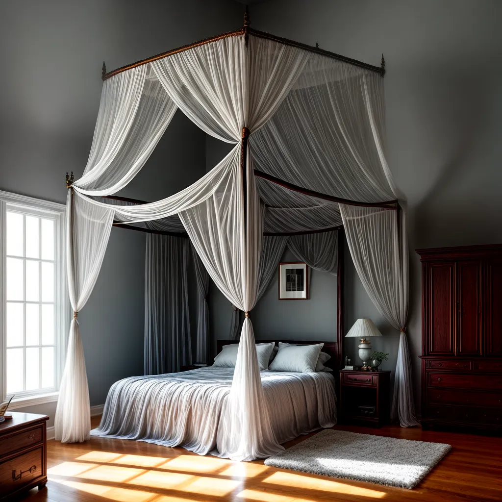 Fantasias noturnas: qual o significado de sonhar com aposento 3 Fotos quarto misterioso cortinas brancas sombra