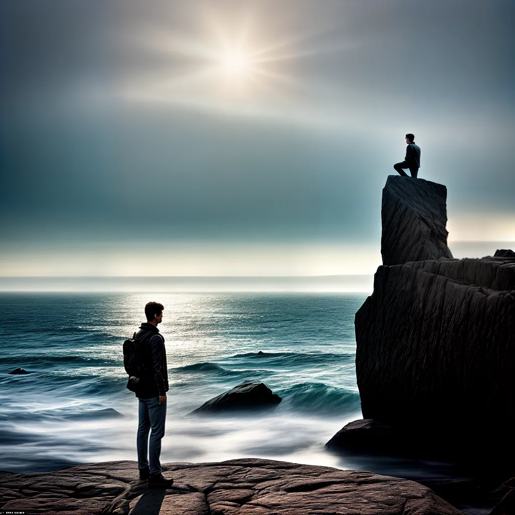 Fotos quebra mar reflexao oceano