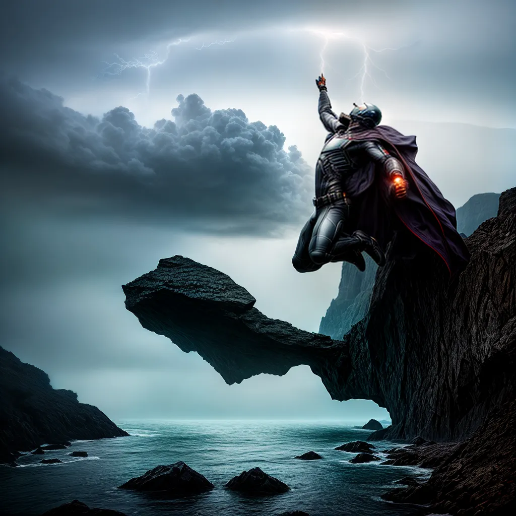 Fotos queda abismo nuvens raios