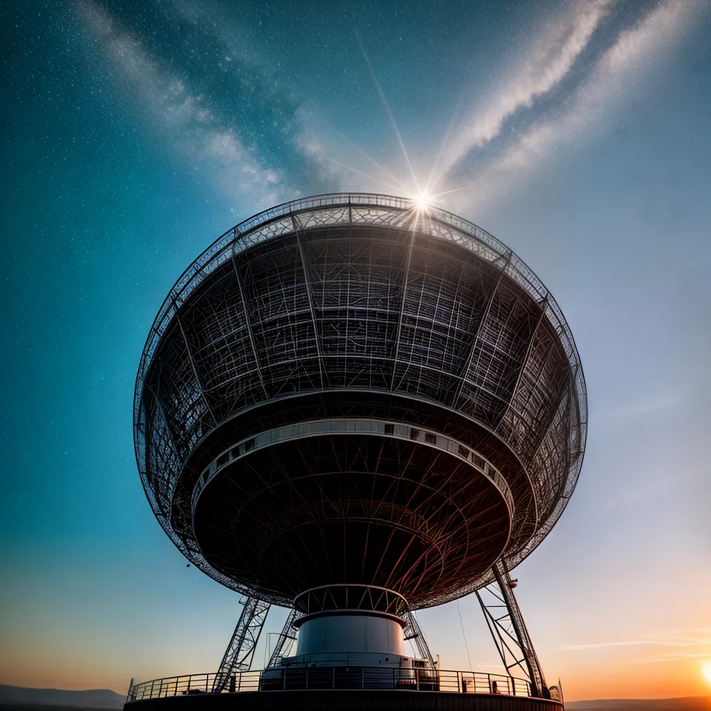 Radiotelescópio e Sonhar com o Resplandecente Futuro 6 Fotos radioastronomia futuro radiante