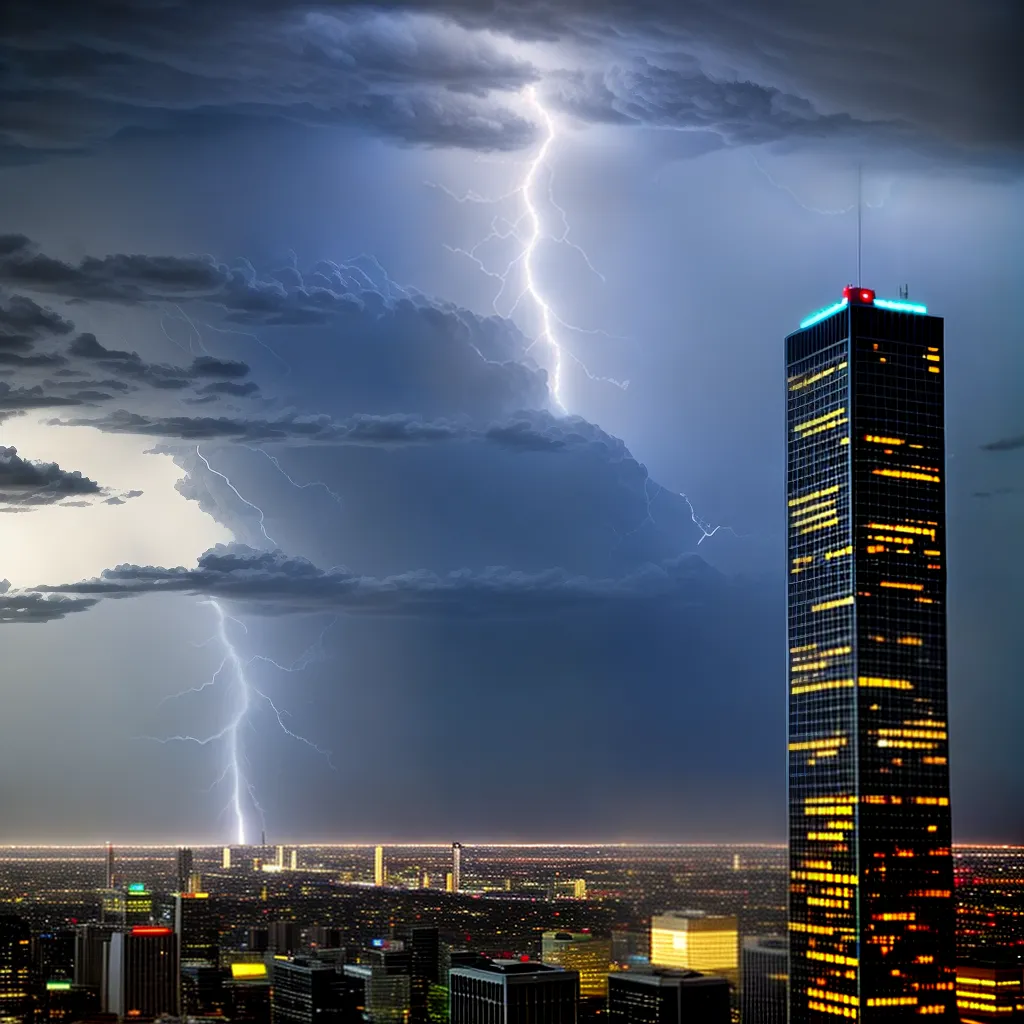 Desvendando o Mistério dos Para Raios: Qual o Significado por Trás dessa Proteção? 13 Fotos raio predio protetor descarga eletrica