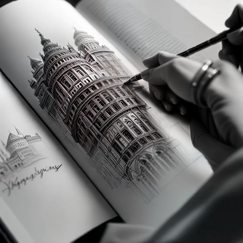 Anteprojetando a vida: entenda o significado de sonhar com esboços 4 Fotos rascunho cidade planejamento futuro