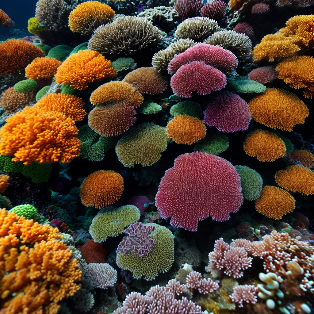 Fotos recife coral colorido beleza vida