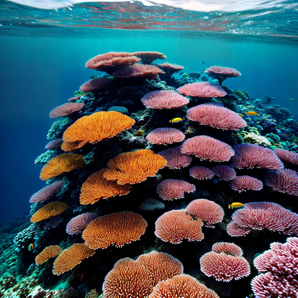Fotos recife coral vida agua clara