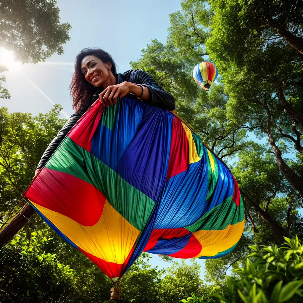 A Conexão Entre Experiência e Felicidade nos Sonhos 3 Fotos rede balao arco iris natureza