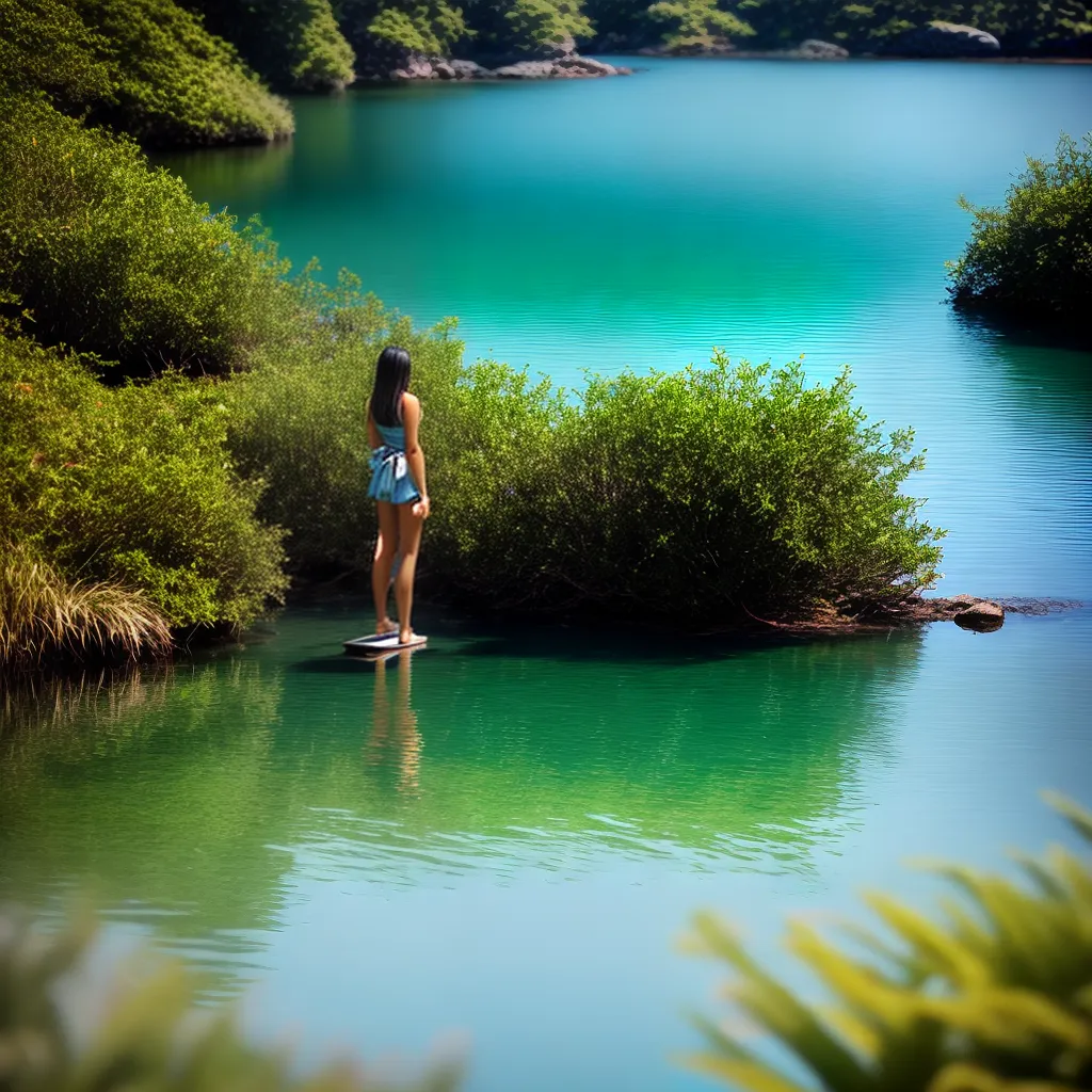 Fotos reflexao agua serenidade sonho