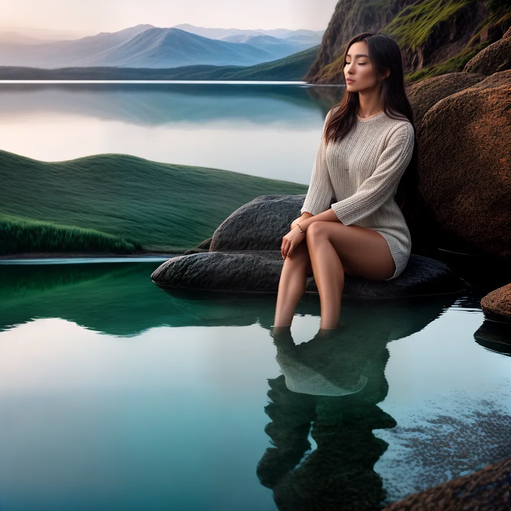 Desvendando o mistério dos sonhos com água 5 Fotos reflexao agua serenidade sonhos 3
