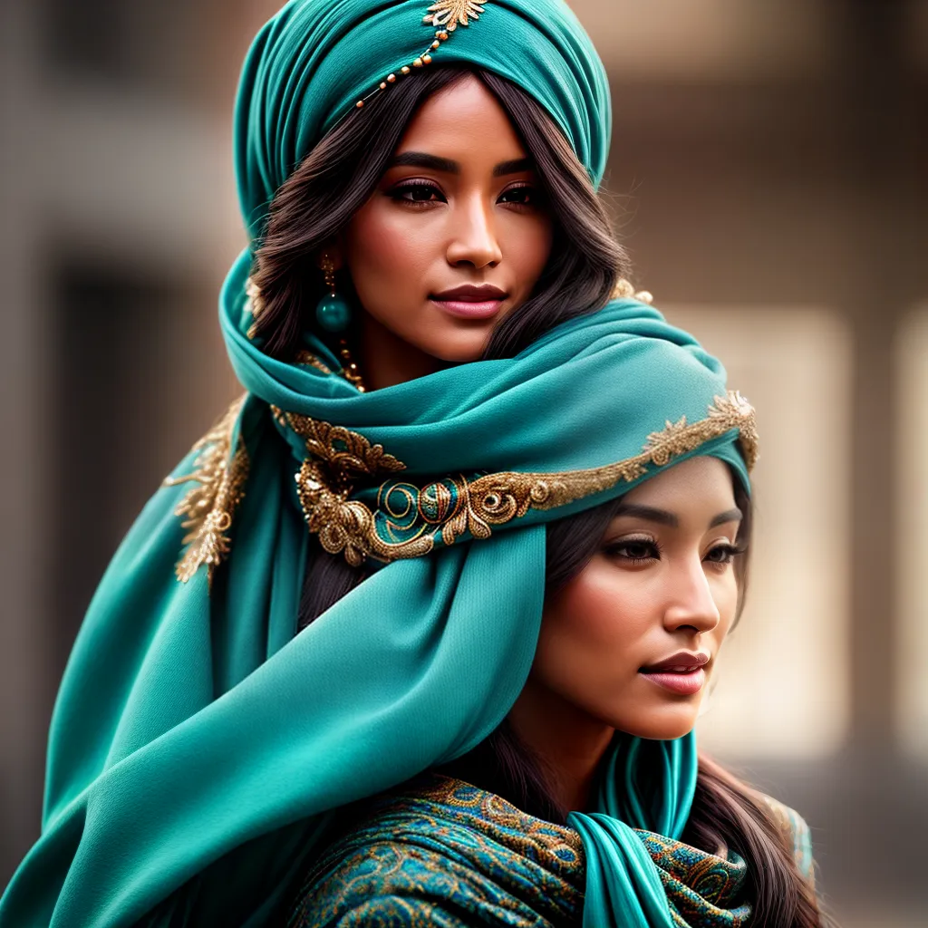 Turbante Transcendente: Qual o Significado de Sonhar com Roupas e Acessórios? 2 Fotos reflexao cachecol turquesa espiritualidade