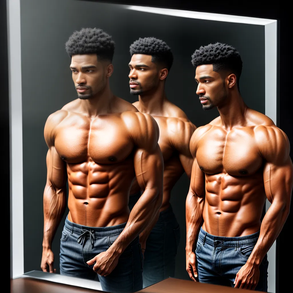 Fotos reflexao corpo mente musculo