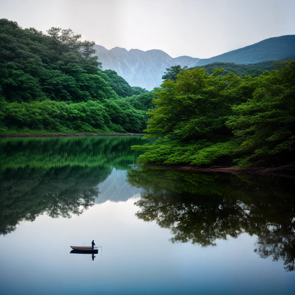 Fotos reflexao lago serenidade 4