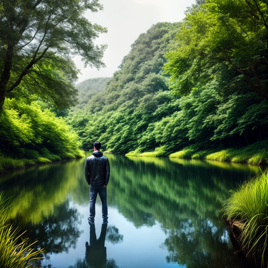 O que significa sonhar com água limpa e cristalina? 4 Fotos reflexao lago serenidade verde