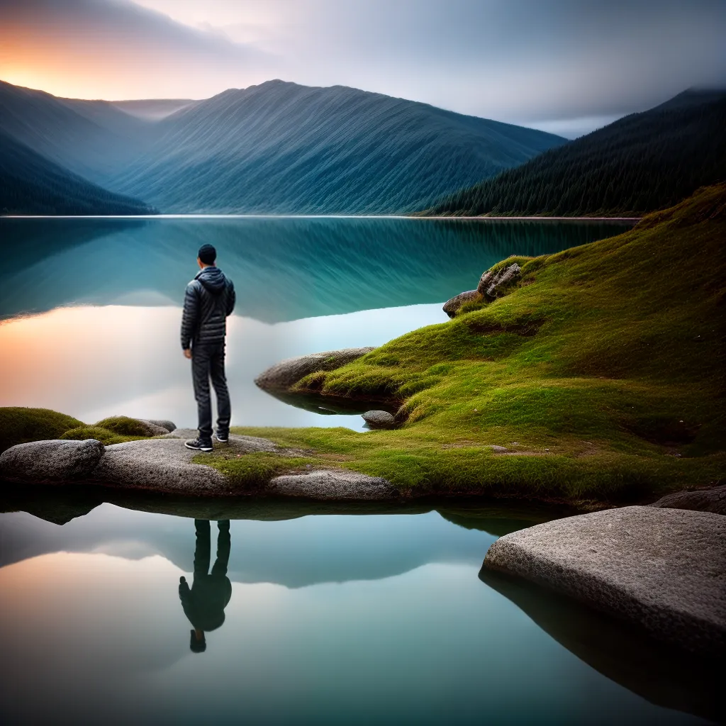 Fotos reflexao lago subconsciente sonhos