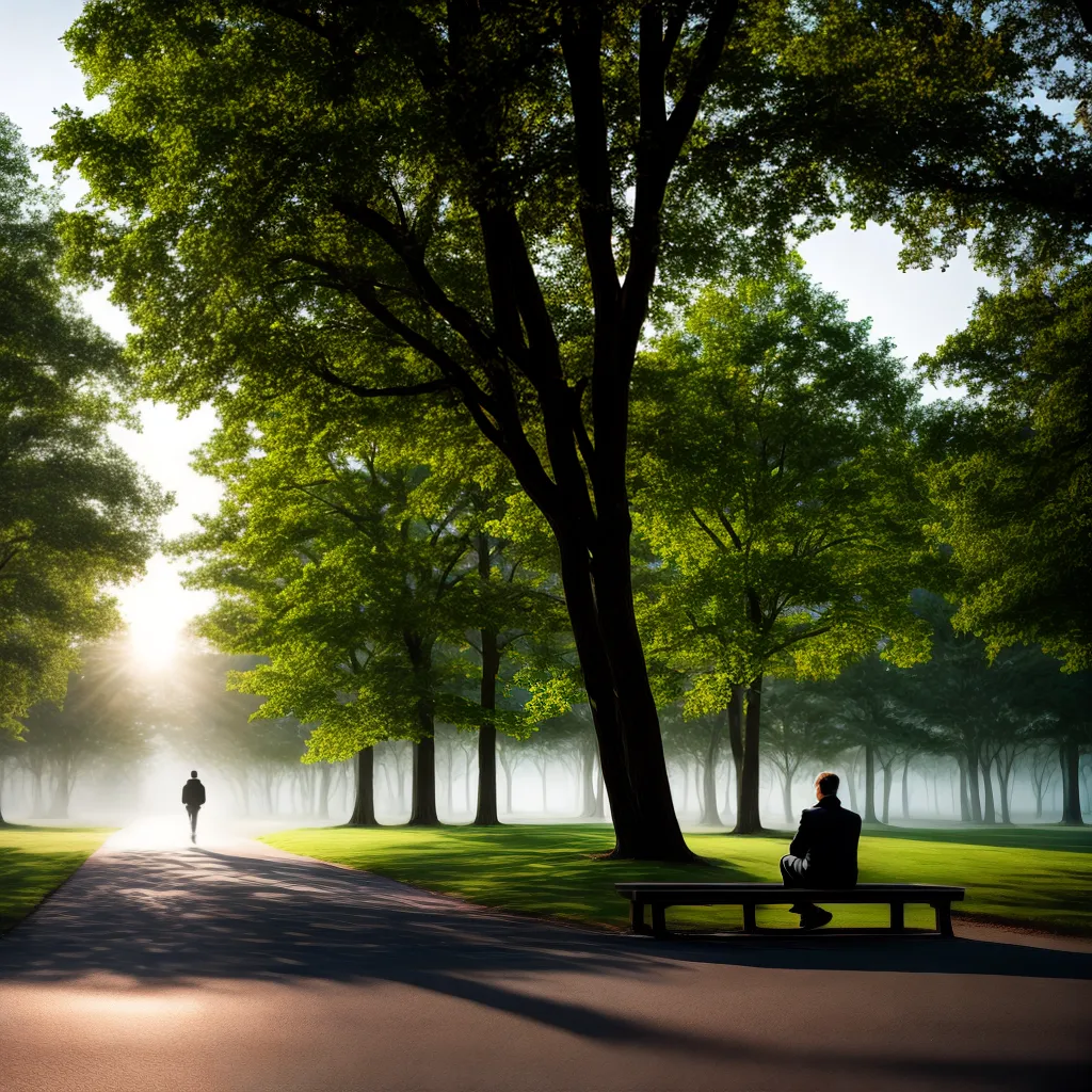 Flexibilidade e Resiliência: Descubra o Significado de Sonhar com Isolamento 2 Fotos reflexao natureza solidao park