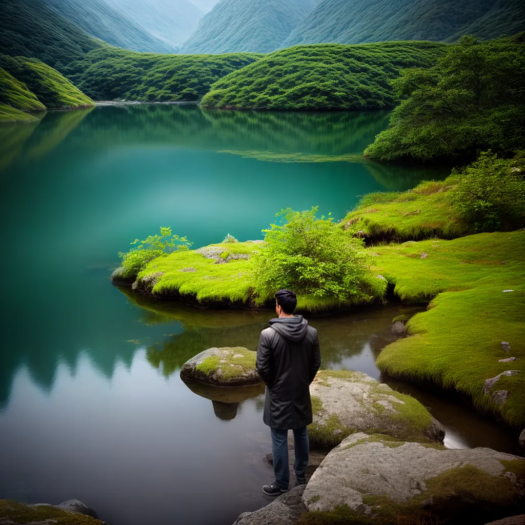 com Água: Descubra as Diferentes Possibilidades e pertença ao tema de Espiritualidade. 3 Fotos reflexo lago serenidade energia
