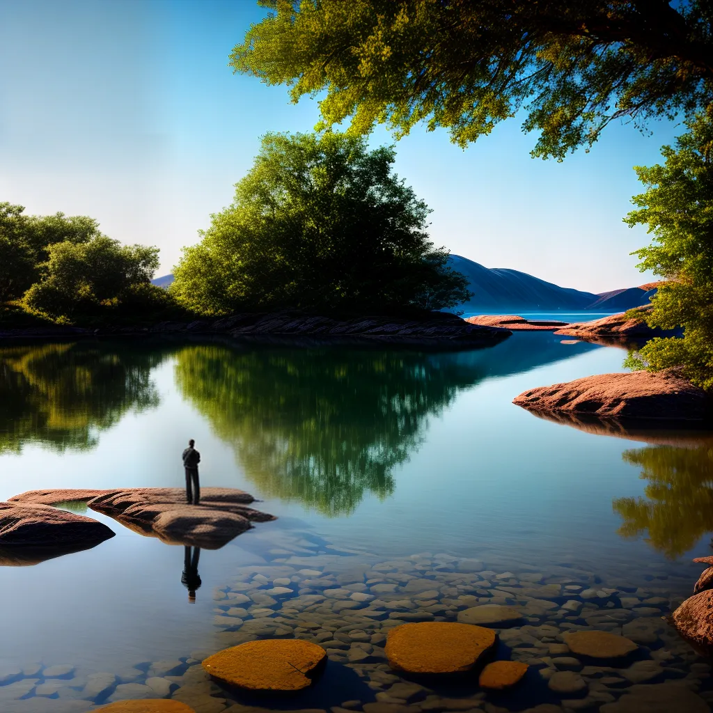 Significado de Sonhar com Água: Descubra os Diferentes Contextos e Interpretações 6 Fotos reflexo lago serenidade sonhador