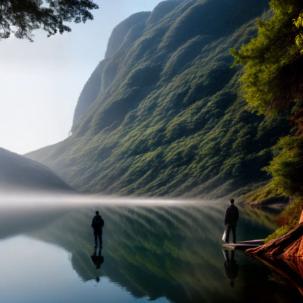 Fotos reflexo lago serenidade sonho