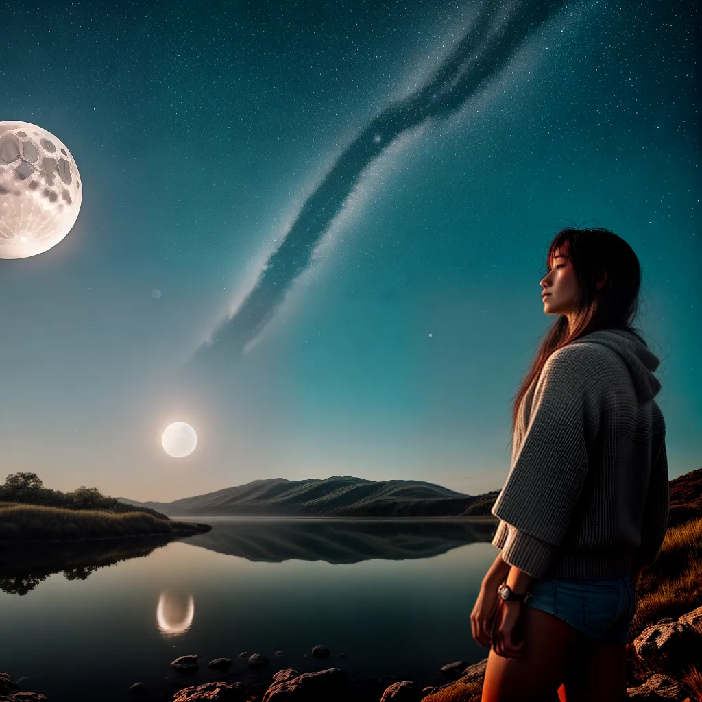 Qual o Significado de Sonhar com Água? Descubra Agora! 6 Fotos reflexo lua agua serenidade